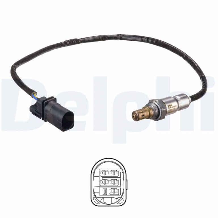 Sonda Lambda DELPHI ES21114-12B1 la VW T-ROC (A11,