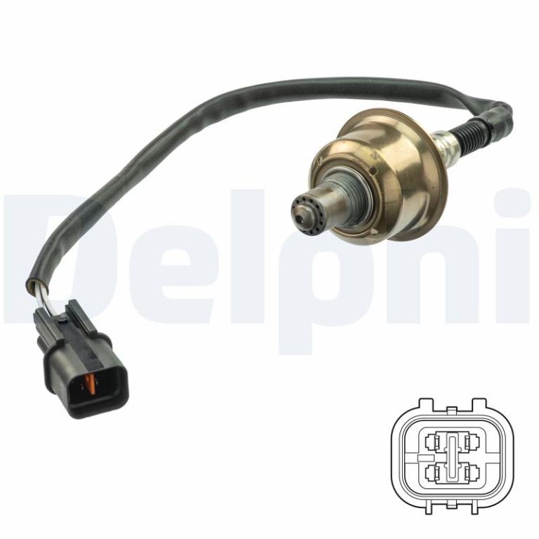 Sonda Lambda DELPHI ES21125-12B1 se potriveste la HYUNDAI ACCENT IV limuzina (RB) 2010 2011 2012 2013 2014 2015 2016 2017