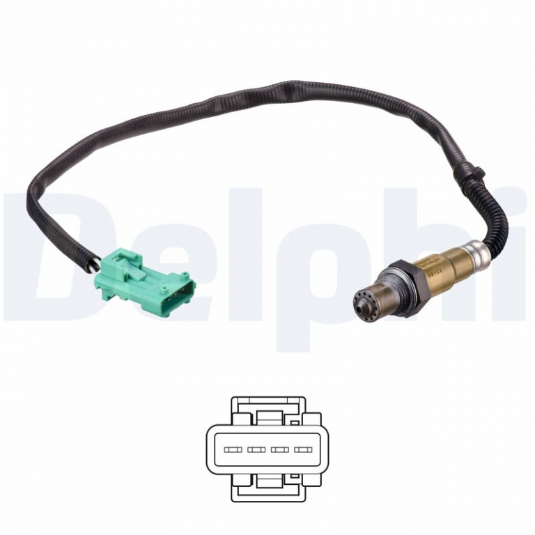 Sonda Lambda DELPHI ES21147-12B1 la masina PEUGEOT PARTNER microbus (5_, G_) 1996 1997 1998 1999 2000 2001 2002 2003 2004 2005 2006 2007 2008 2009 2010 2011 2012 2013 2014 2015