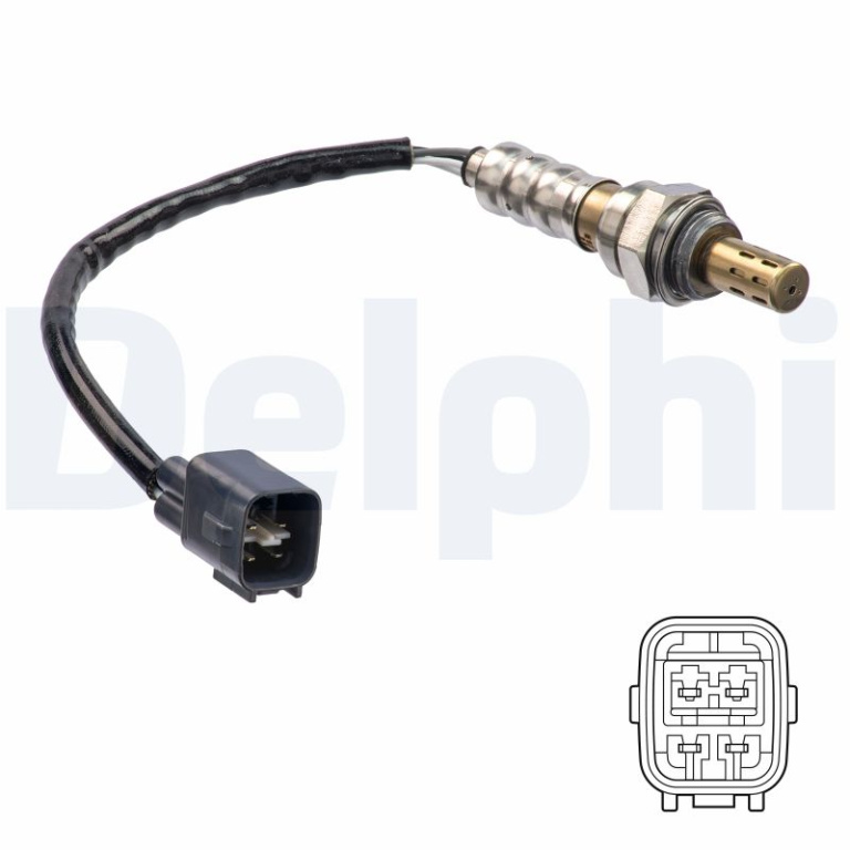 Sonda Lambda DELPHI ES21176-12B1 compatibil cu TOYOTA VERSO S (_P12_) 2010 2011 2012 2013 2014 2015 2016