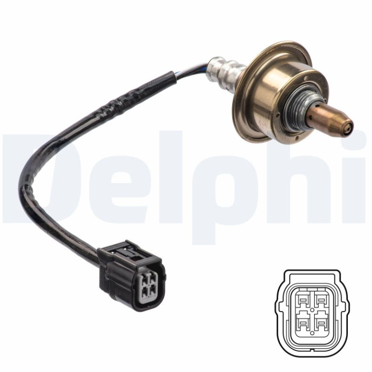 Sonda Lambda DELPHI ES21178-12B1 compatibil cu HONDA CR-V III (RE_) 2006 2007 2008 2009 2010 2011 2012