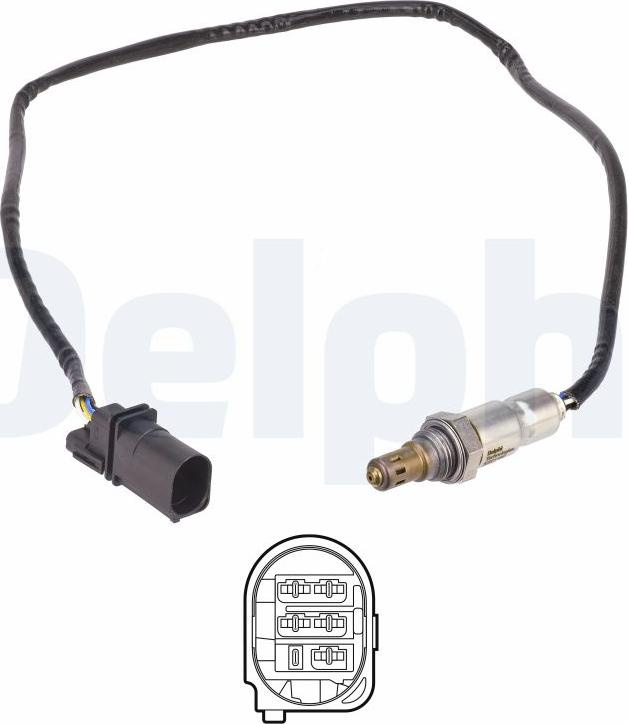 Sonda Lambda - Delphi ES21182-12B1