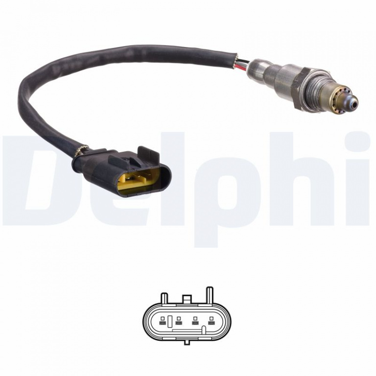 Sonda Lambda DELPHI ES21201-12B1 la FIAT TIPO limuzina (356_, 357_) 2015 2016 2017 2018 2019 2020