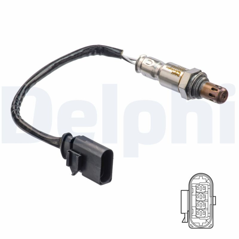Sonda Lambda DELPHI ES21267-12B1 la SKODA FABIA II (542) 2007 2008 2009 2010 2011 2012 2013 2014
