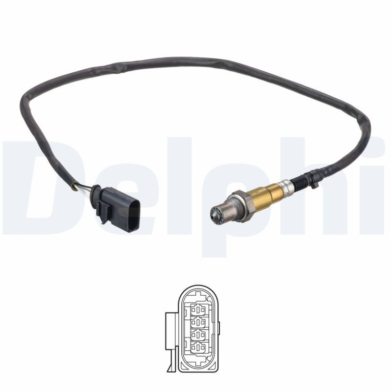 Sonda Lambda DELPHI ES21273-12B1 pentru SKODA OCTAVIA III Combi (5E5, 5E6) 2012 2013 2014 2015 2016 2017 2018 2019 2020