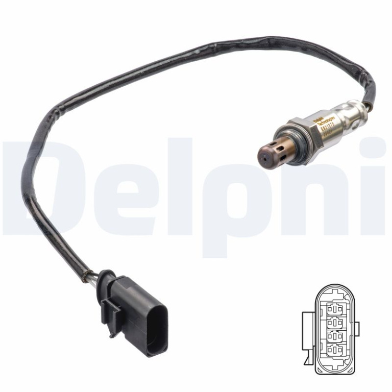 Sonda Lambda DELPHI ES21278-12B1 se potriveste la SKODA FABIA III (NJ3) 2014 2015 2016 2017 2018 2019 2020 2021