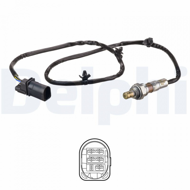 Sonda Lambda DELPHI ES21289-12B1 compatibil cu OPEL CORSA D (S07) 2006 2007 2008 2009 2010 2011 2012 2013 2014