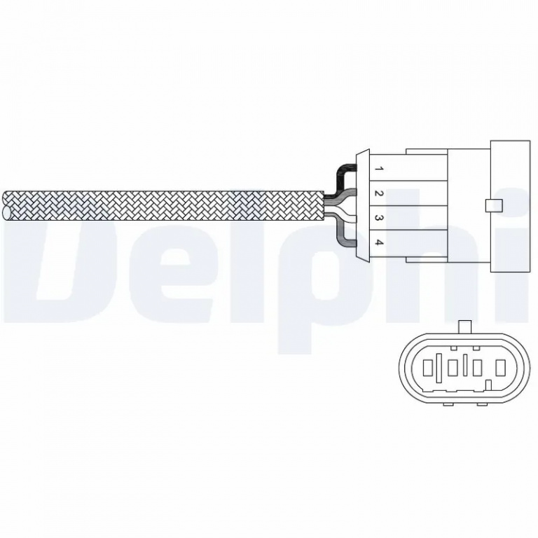 Sonda lambda Delphi FIAT DOBLO Autoutilitară/limuzină spațioasă (223_) 2001-2009 - ES20344-12B1