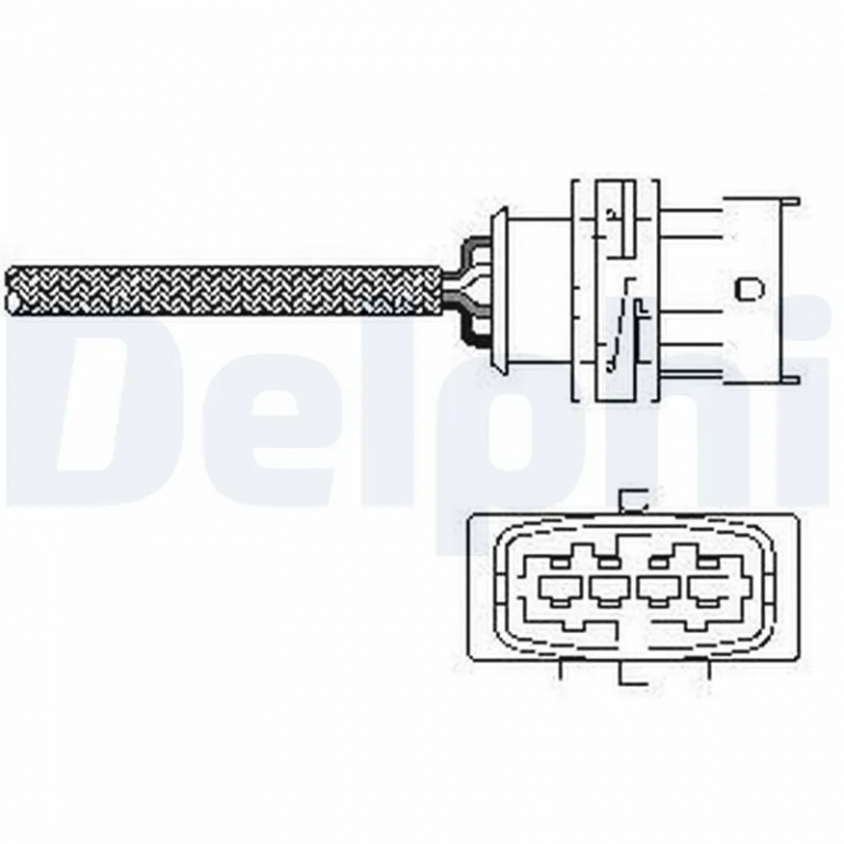 Sonda lambda Delphi OPEL MERIVA A microbus (X03) 2