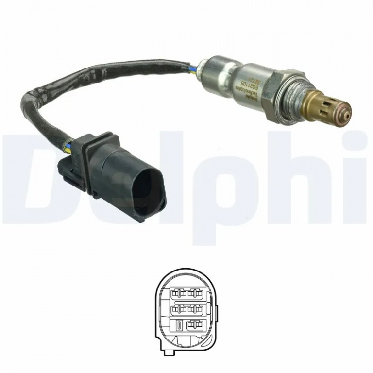 Sonda lambda Delphi PEUGEOT 308 II (LB_, LP_, LW_, LH_, L3_) 2013-2021 - ES21106-12B1
