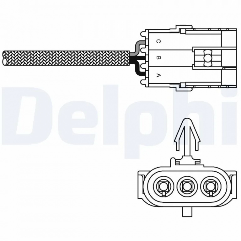 Sonda Lambda DELPHI RENAULT CLIO I (B/C57_, 5/357_