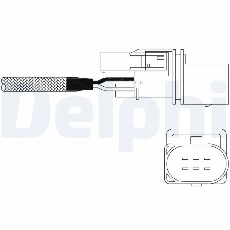 Sonda lambda Delphi SKODA OCTAVIA II Combi (1Z5) 2004-2006 - ES11015-12B1