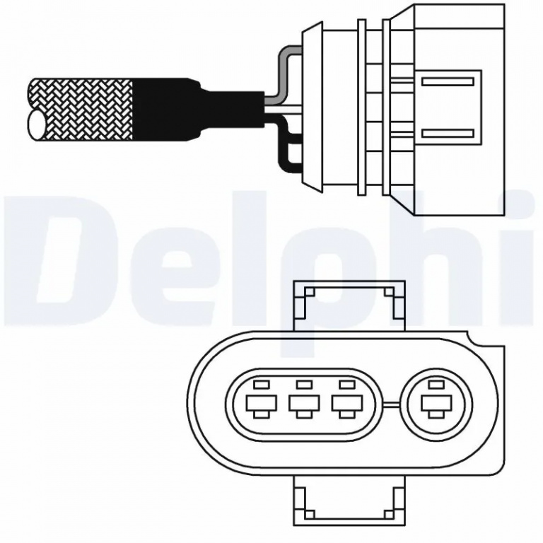 Sonda lambda Delphi VW GOLF III Van (1H1) 1991-1996 - ES10979-12B1