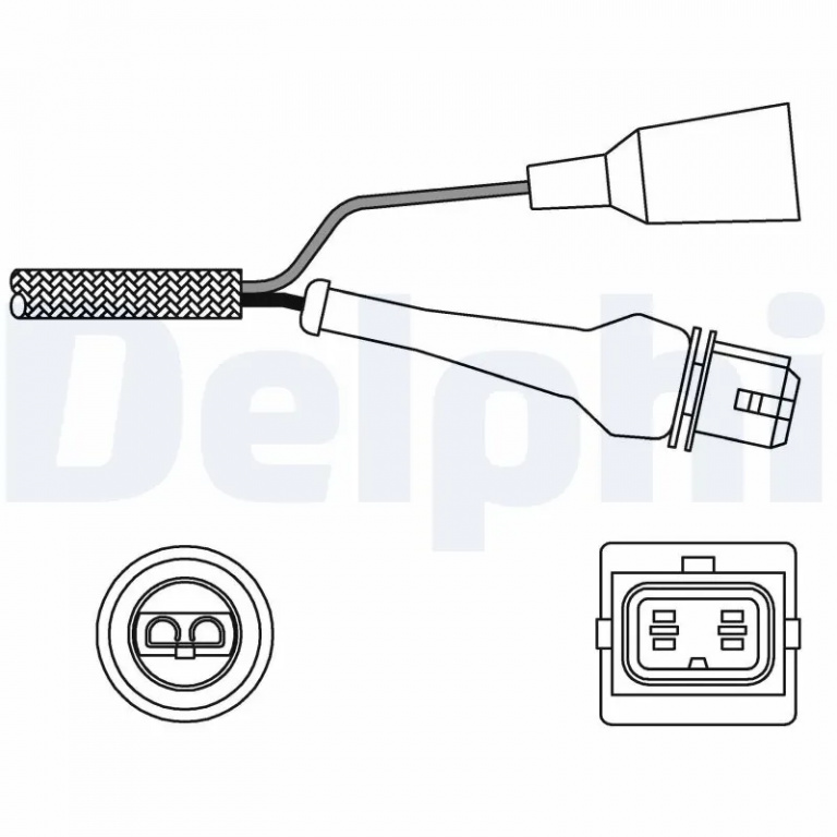 Sonda lambda Delphi VW PASSAT B3/B4 Variant (3A5, 35I) 1988-1997 - ES11000-12B1