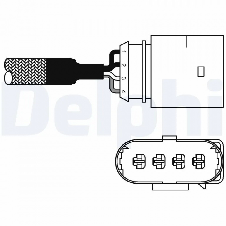 Sonda lambda Delphi VW POLO (6N2) 1999-2001 - ES10978-12B1