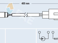 Sonda Lambda dreapta (FAE75603 FAE) LEXUS,TOYOTA