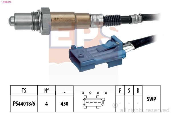 Sonda lambda EPS 1.998.078
