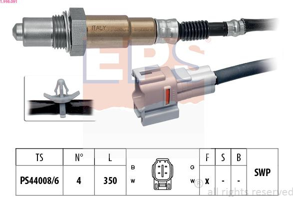 Sonda Lambda - EPS 1-998-091