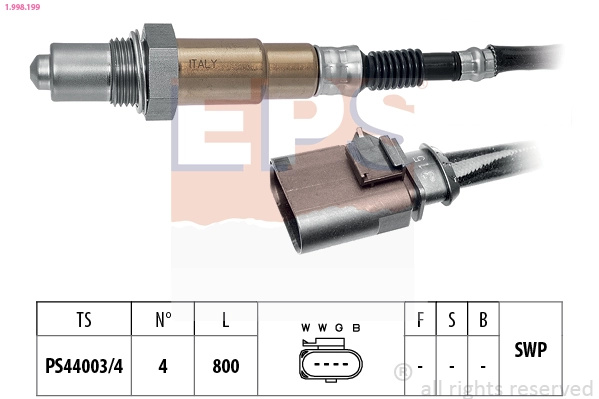 Sonda lambda EPS AUDI A4 B9 (8W2, 8WC) 2015-2019 - 1.998.199