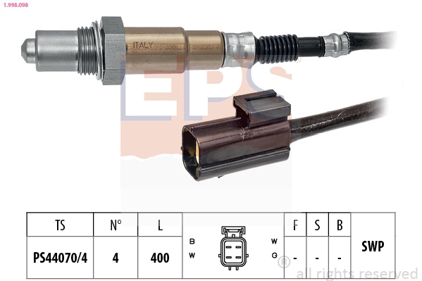 Sonda lambda EPS INFINITI FX 2008-2013 - 1.998.098