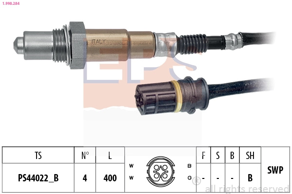 Sonda lambda EPS MERCEDES-BENZ E-CLASS (W211) 2002-2008 - 1.998.284