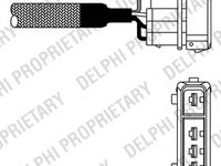 Sonda lambda ES10333-12B1 DELPHI pentru Vw Golf Seat Ibiza Skoda Favorit Skoda Forman Vw Passat Seat Cordoba Mazda Eunos Mazda Xedos Vw Derby Vw Flight Vw Polo Vw Beetle Vw Carocha Vw Coccinelle Vw Escarabajo Vw Fusca Vw Kaefer Vw Kever Vw Super