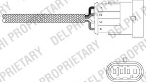 Sonda lambda ES20302-12B1 DELPHI pentru Fiat 