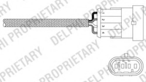 Sonda lambda ES20344-12B1 DELPHI pentru Alfa 