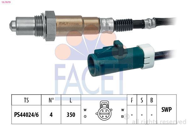 Sonda Lambda FACET 10.7679