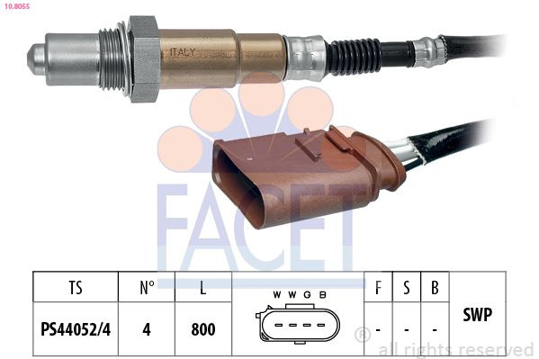 Sonda Lambda FACET 10.8055