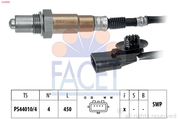 Sonda Lambda FACET 10.8095
