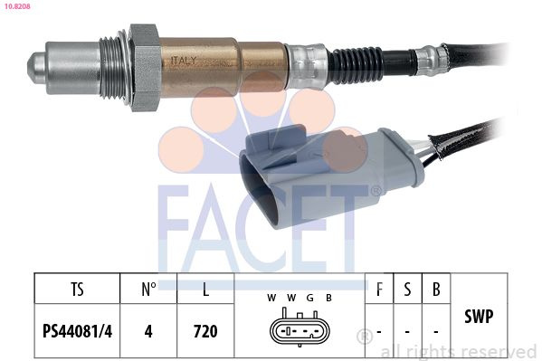 Sonda Lambda FACET 10.8208