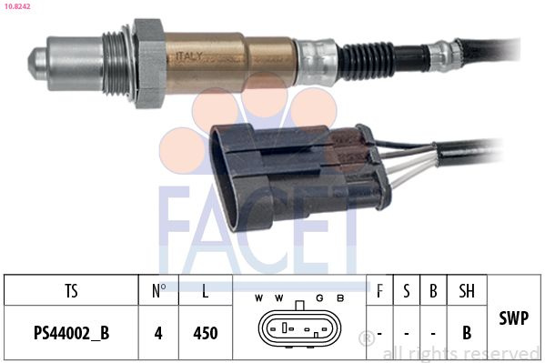 Sonda Lambda FACET 10.8242