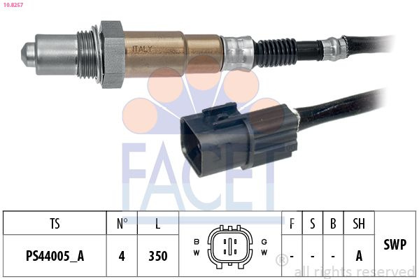 Sonda Lambda FACET 10.8257
