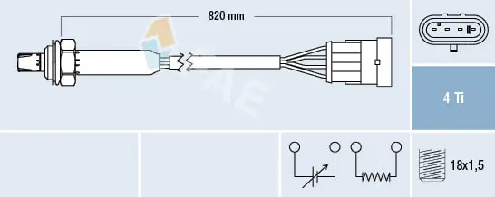 Sonda lambda FAE OPEL VECTRA B combi (J96) 1996-20
