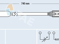 Sonda Lambda (FAE77189 FAE) VOLVO