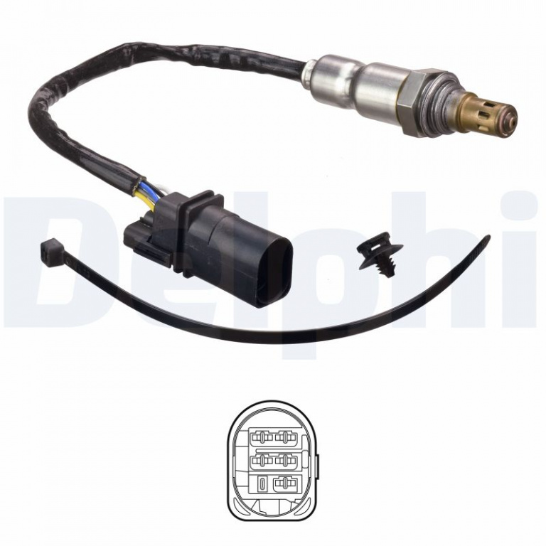 Sonda Lambda fata (ES21175-12B1 ES2117512B1 DELPHI) CHEVROLET,OPEL,VAUXHALL ASTRA|ASTRA, ASTRA J|INSIGNIA|MERIVA|MOKKA / MOKKA X|MOKKA X|TRACKER, TRAX