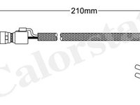 Sonda Lambda fata (LS020063 CALORSTAT by Vernet) MAZDA