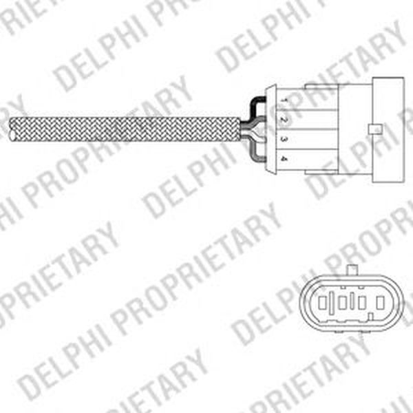 Sonda Lambda FIAT DOBLO microbus 223 119 DELPHI ES2027612B1