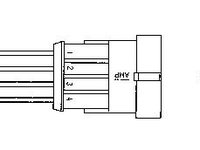 Sonda Lambda FIAT GRANDE PUNTO (199) - OEM - NGK: OZA675-EE1 - Cod intern: W02233784 - LIVRARE DIN STOC in 24 ore!!!