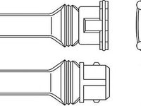 Sonda Lambda FIAT PANDA 141A BERU OZH035