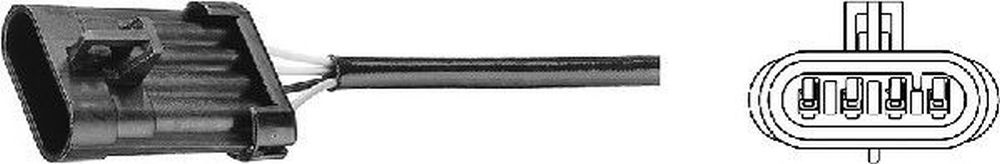 Sonda Lambda FIAT PUNTO Cabriolet 176C BERU OZH054
