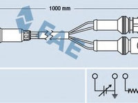 Sonda Lambda FIAT PUNTO Van (176L) (1996 - 2000) FAE 77124