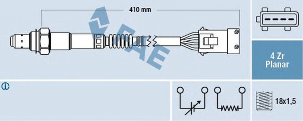 Sonda Lambda FIAT SCUDO Combinato 220P FAE 77282