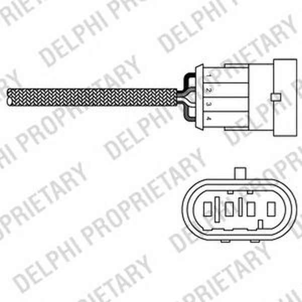 Sonda Lambda FIAT STILO 192 DELPHI ES2027712B1