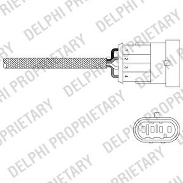 Sonda Lambda FIAT STILO 192 DELPHI ES2030212B1