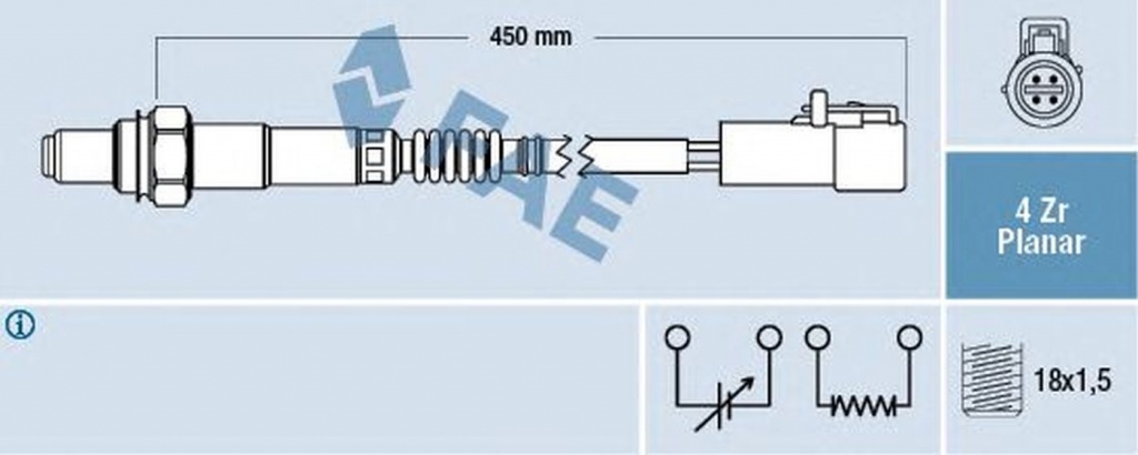 Sonda Lambda FORD C-MAX II DXA CB7 DXA CEU FAE 77447