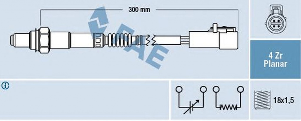 Sonda Lambda FORD C-MAX II DXA CB7 DXA CEU FAE 77418