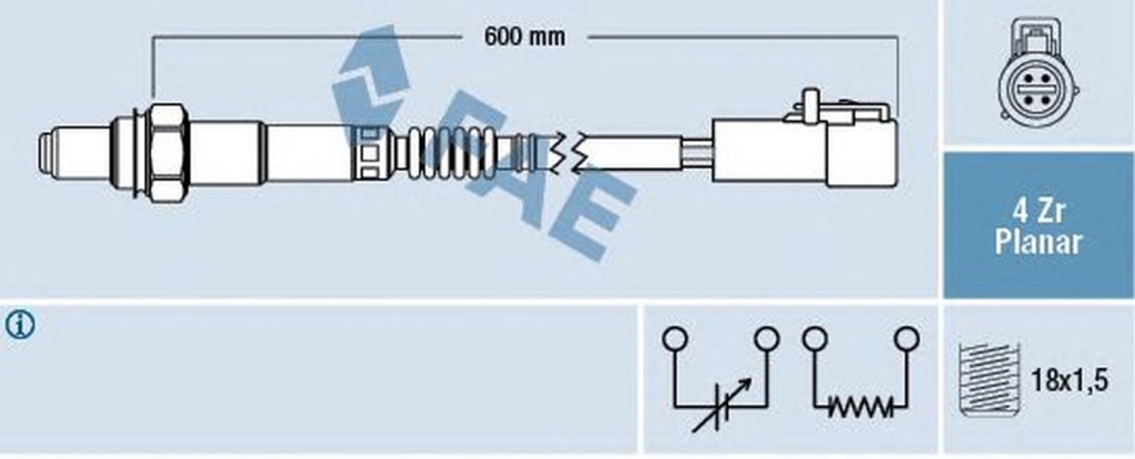 Sonda Lambda FORD C-MAX II DXA CB7 DXA CEU FAE 77419