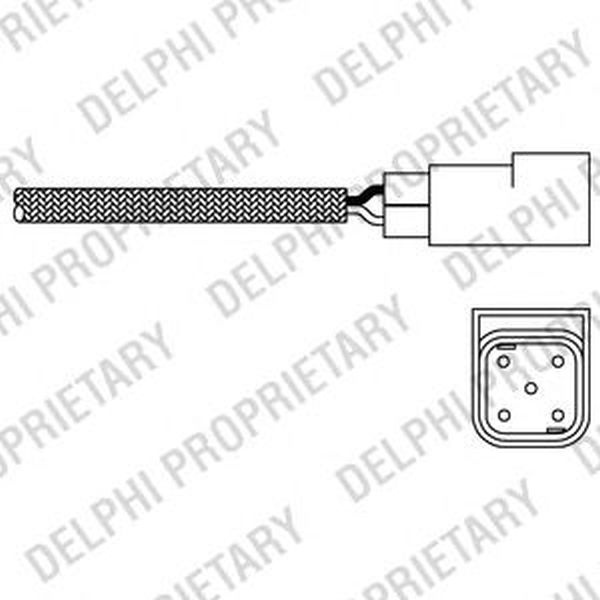 Sonda Lambda FORD FIESTA III GFJ DELPHI ES2025212B1